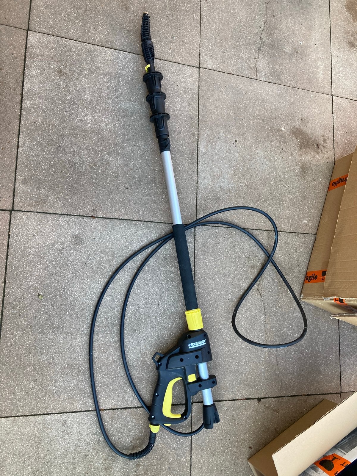 Karcher Telescopische Lans - 4 meter uitschuifbaar, Ophalen, Zo goed als nieuw, Elektrisch