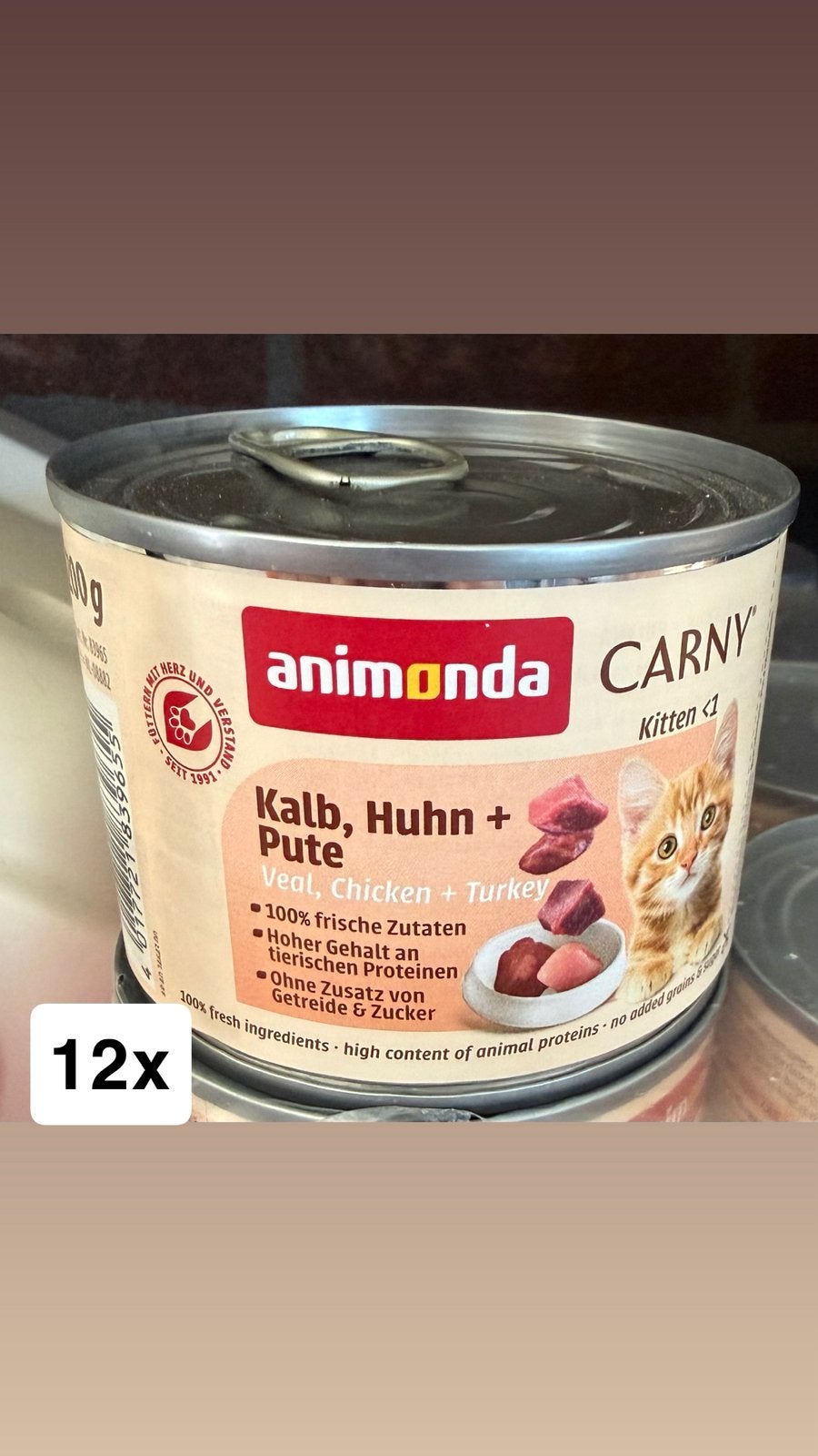 Kittenvoer (Pate) 30blikjes, Dieren en Toebehoren, Dierenvoeding, Ophalen, Kat