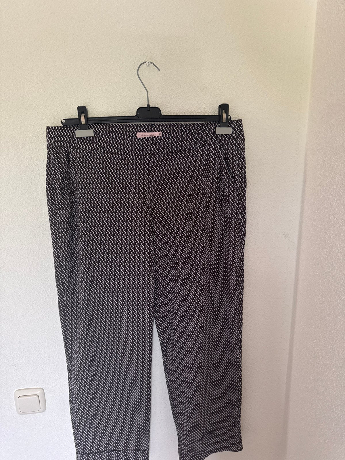 Studio Anneloes Broek Bruin-Donkerblauw ZGAN, Kleding | Dames, Ophalen of Verzenden, Zo goed als nieuw, Maat 46/48 (XL) of groter