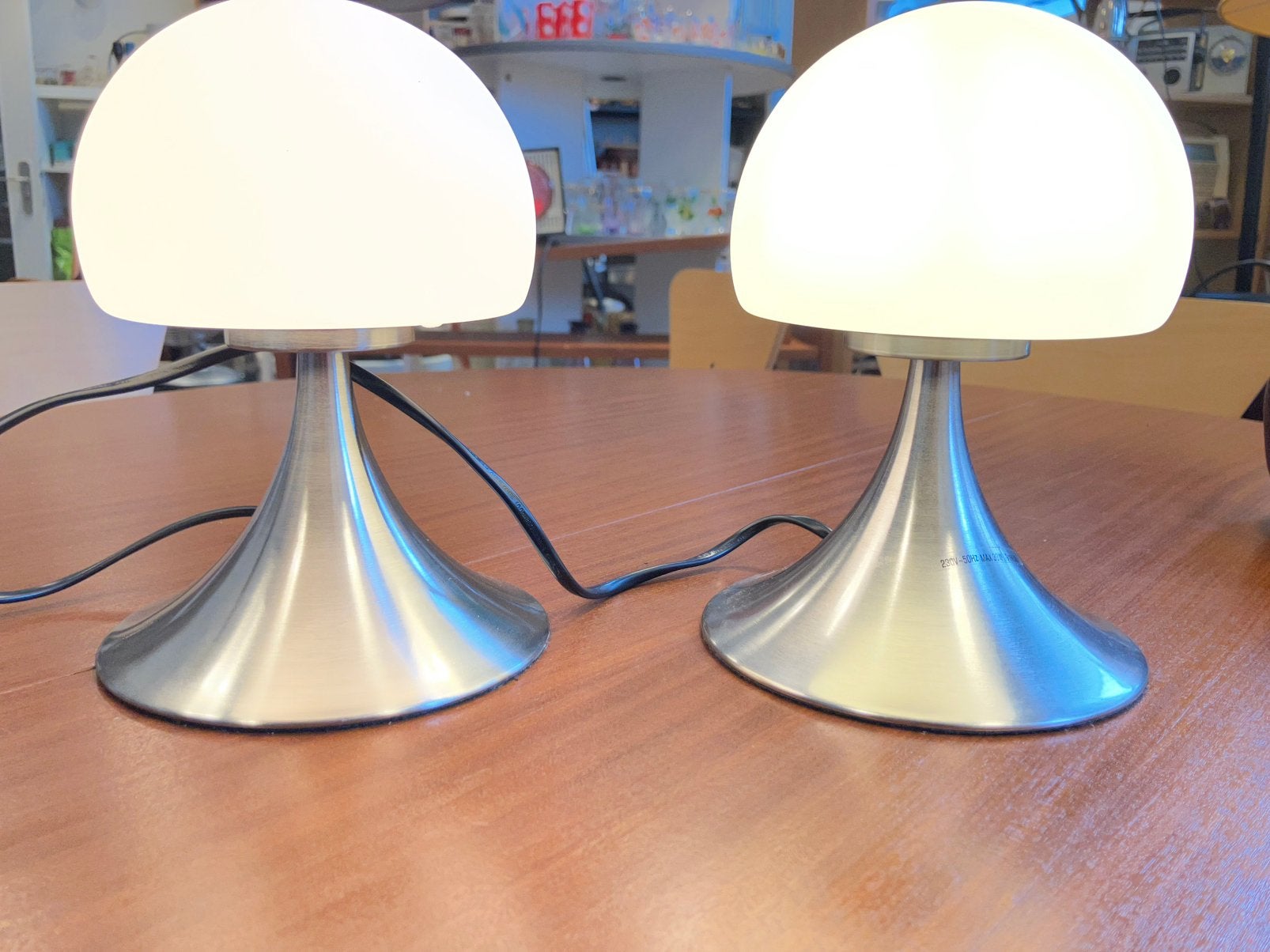 2 mushroom lampen. Touch., Ophalen of Verzenden, Huis en Inrichting