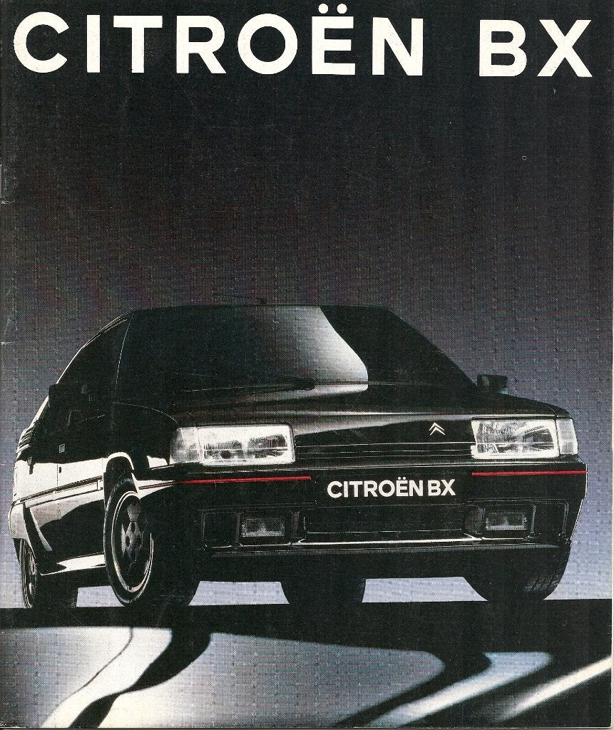 Folder Citroën BX, augustus 1991, Ophalen of Verzenden, Nieuw, Citroën