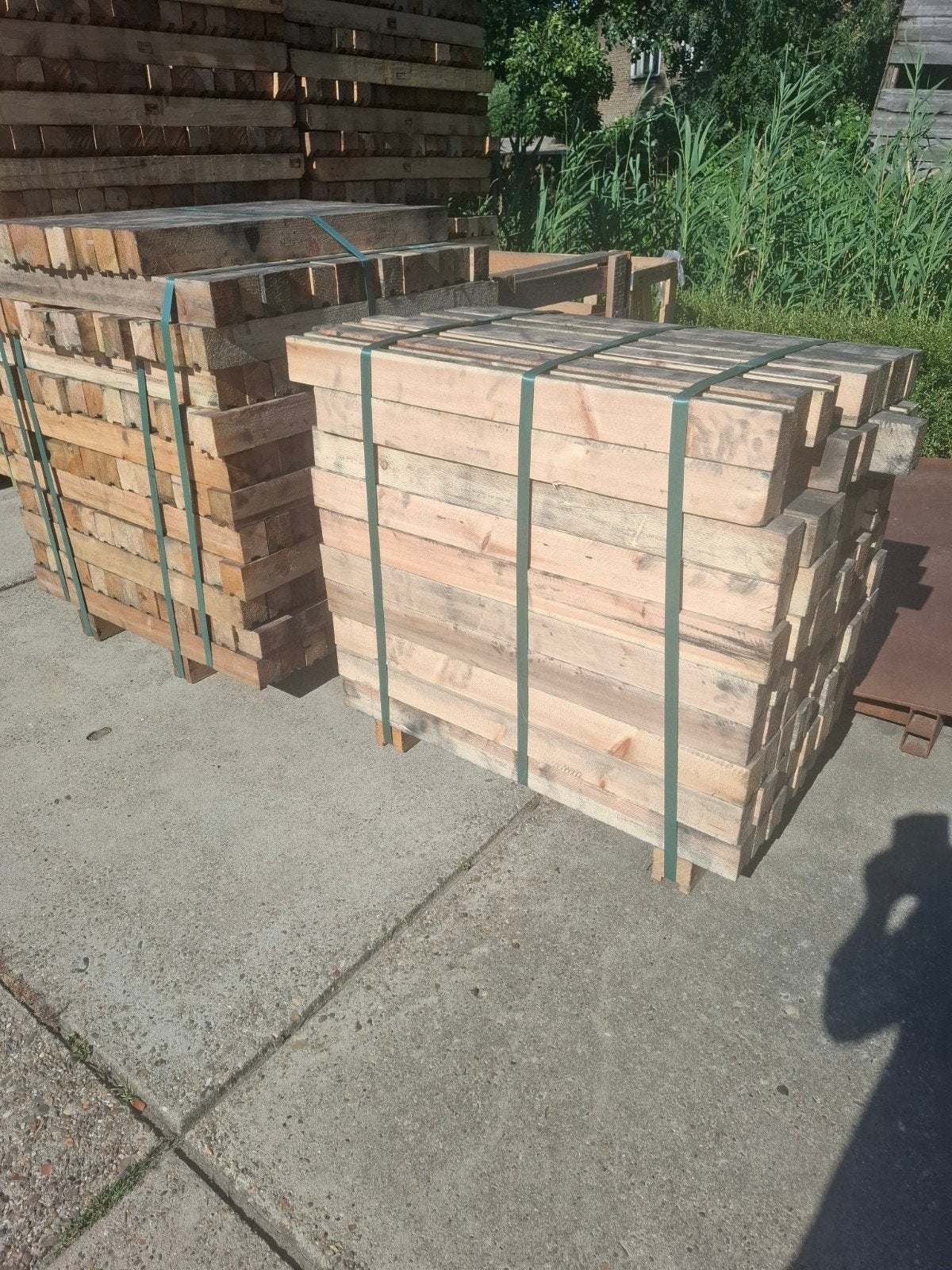 100 cm balk/stophout/stuwhout, Ophalen, Gebruikt, 50 mm of meer, Balk