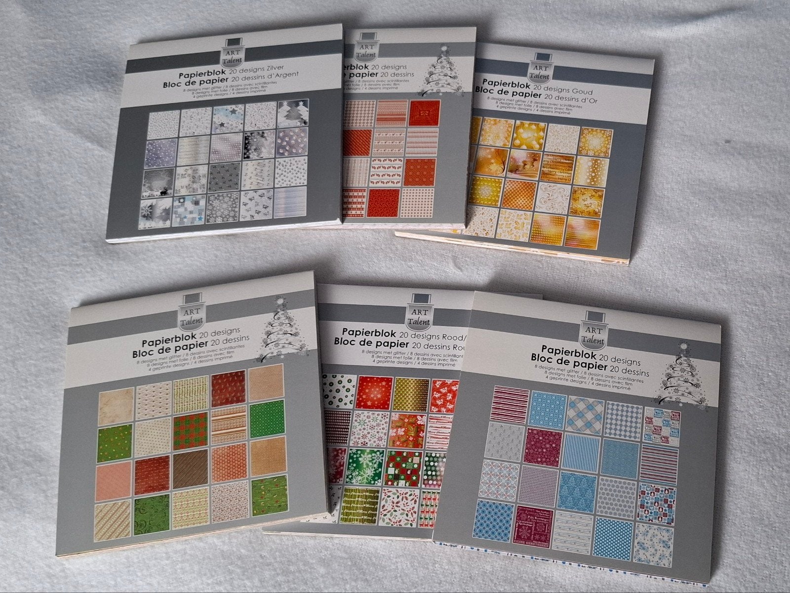 Art Talent Papierblokken - Kerstkaarten & Scrapbooking, Ophalen, Zo goed als nieuw, Papier of Karton, Overige merken