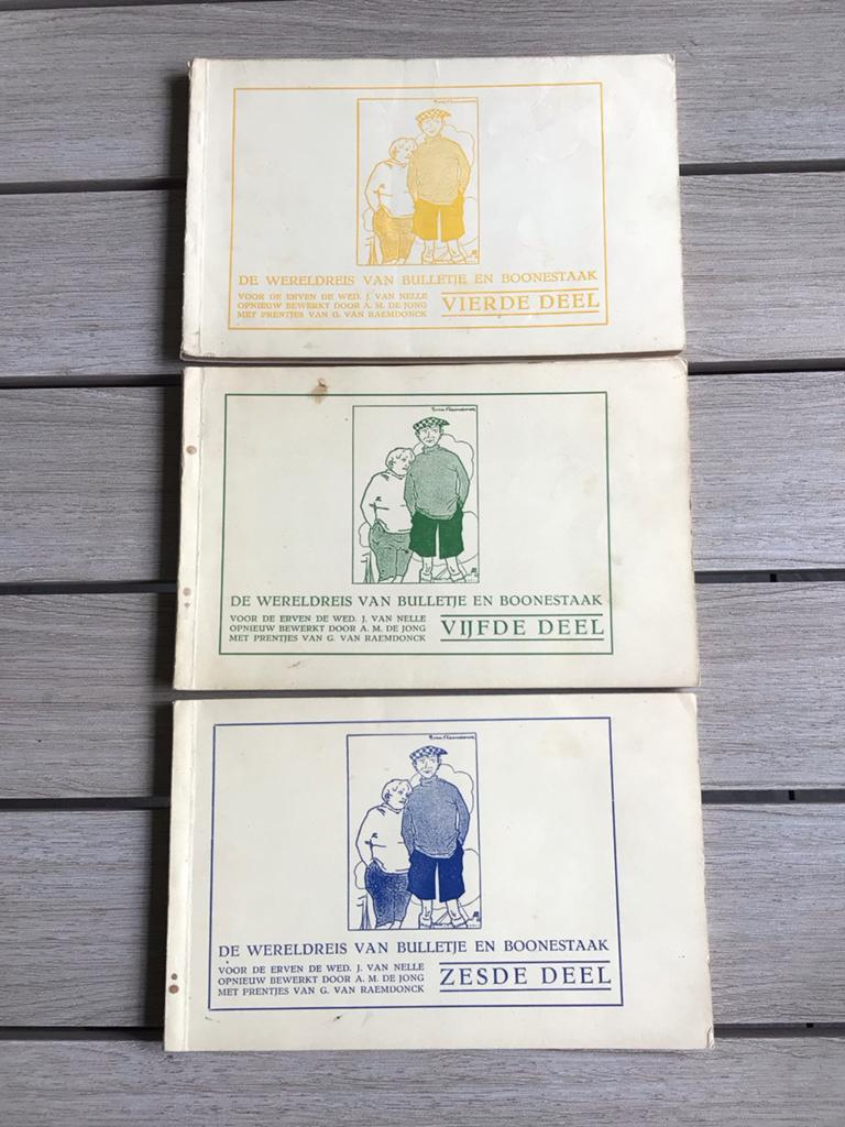 De Wereldreis van Bulletje en Bonestaak - Complete serie, Boeken, Stripboeken, Gelezen, Complete serie of reeks, Ophalen of Verzenden