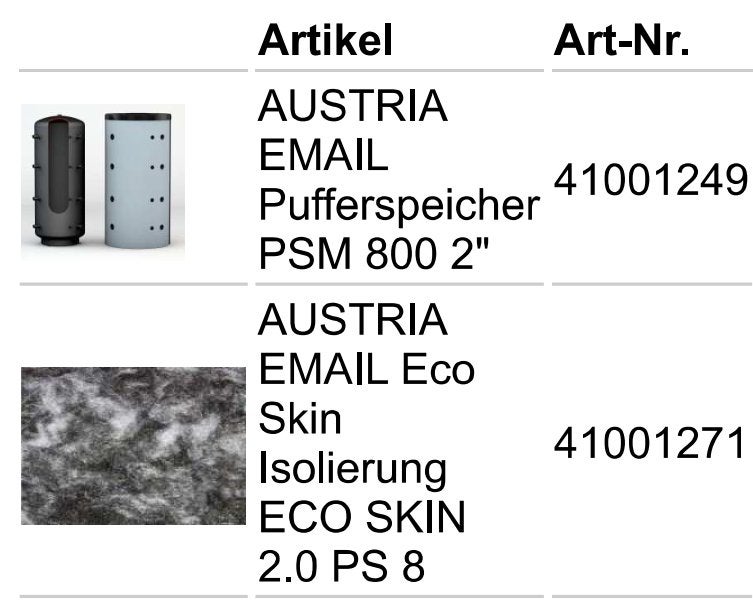 Buffervat AUSTRIA EMAIL PSM800 2" met ecoskin, 100 liter of meer, Nieuw, Minder dan 3 jaar oud, Boiler