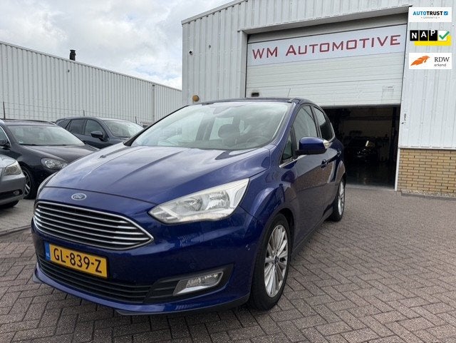 Ford C-Max 1.0 Titanium, Voorwielaandrijving, Blauw, Origineel Nederlands, Handgeschakeld