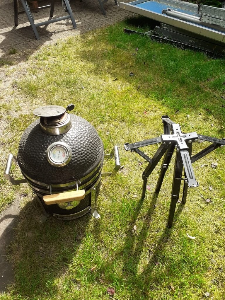 Egg bbq, Ophalen, Gebruikt