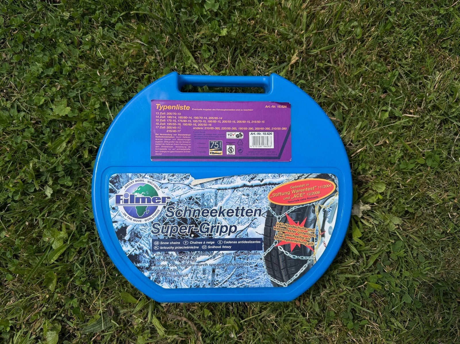 Sneeuwkettingen Filmer Super Gripp o.a. 205/55 en 195/65 R15, Ophalen of Verzenden, Gebruikt