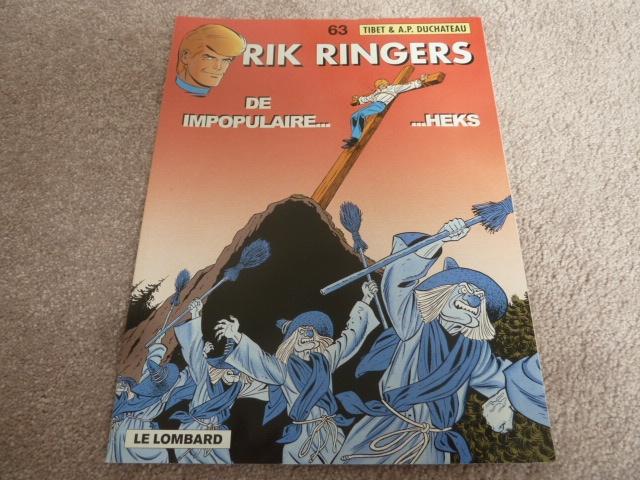 Rik Ringers nr. 63 De impopulaire.. heks 1e druk 2000, Eén stripboek, Ophalen of Verzenden, Zo goed als nieuw