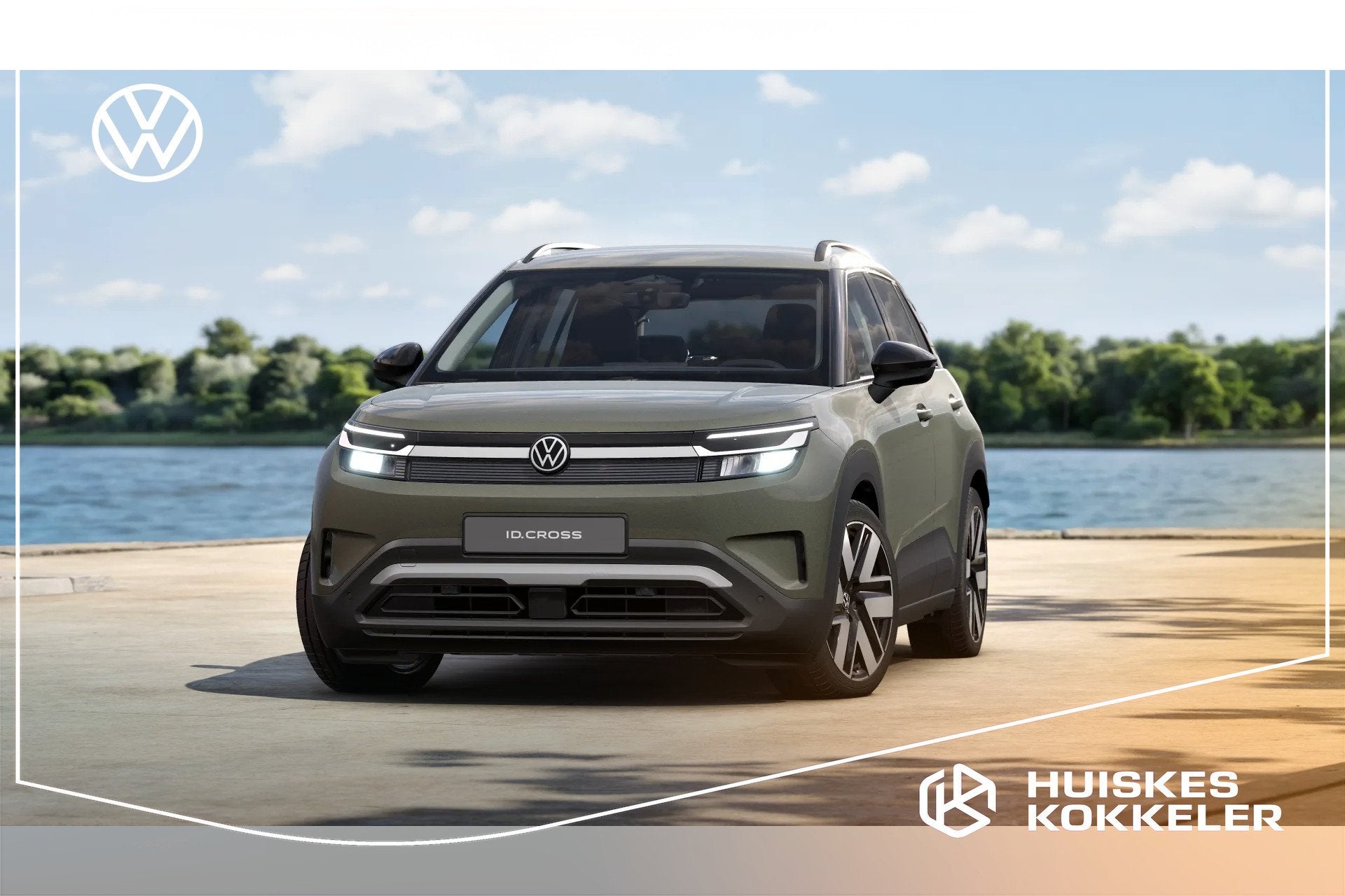 Volkswagen ID. Cross, Auto's, Volkswagen, Stof, 24 min, Nieuw, Parkeersensor