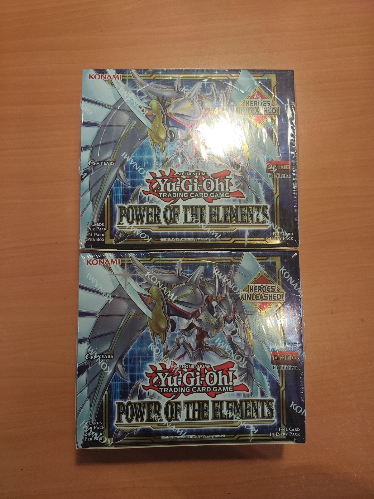 Yu-Gi-Oh! Power of the Elements Booster Box 1st Edition, Ophalen of Verzenden, Nieuw, Boosterbox, Foil