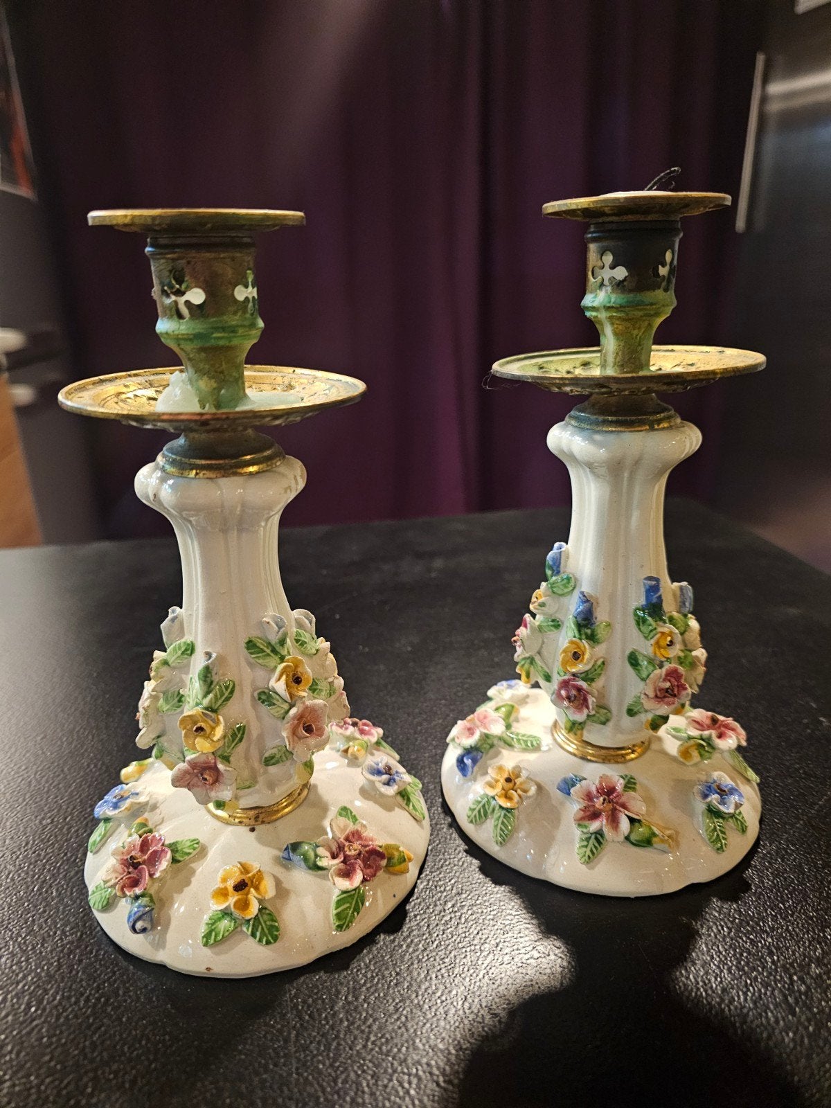 Brocante kandelaars, Ophalen, Overige materialen