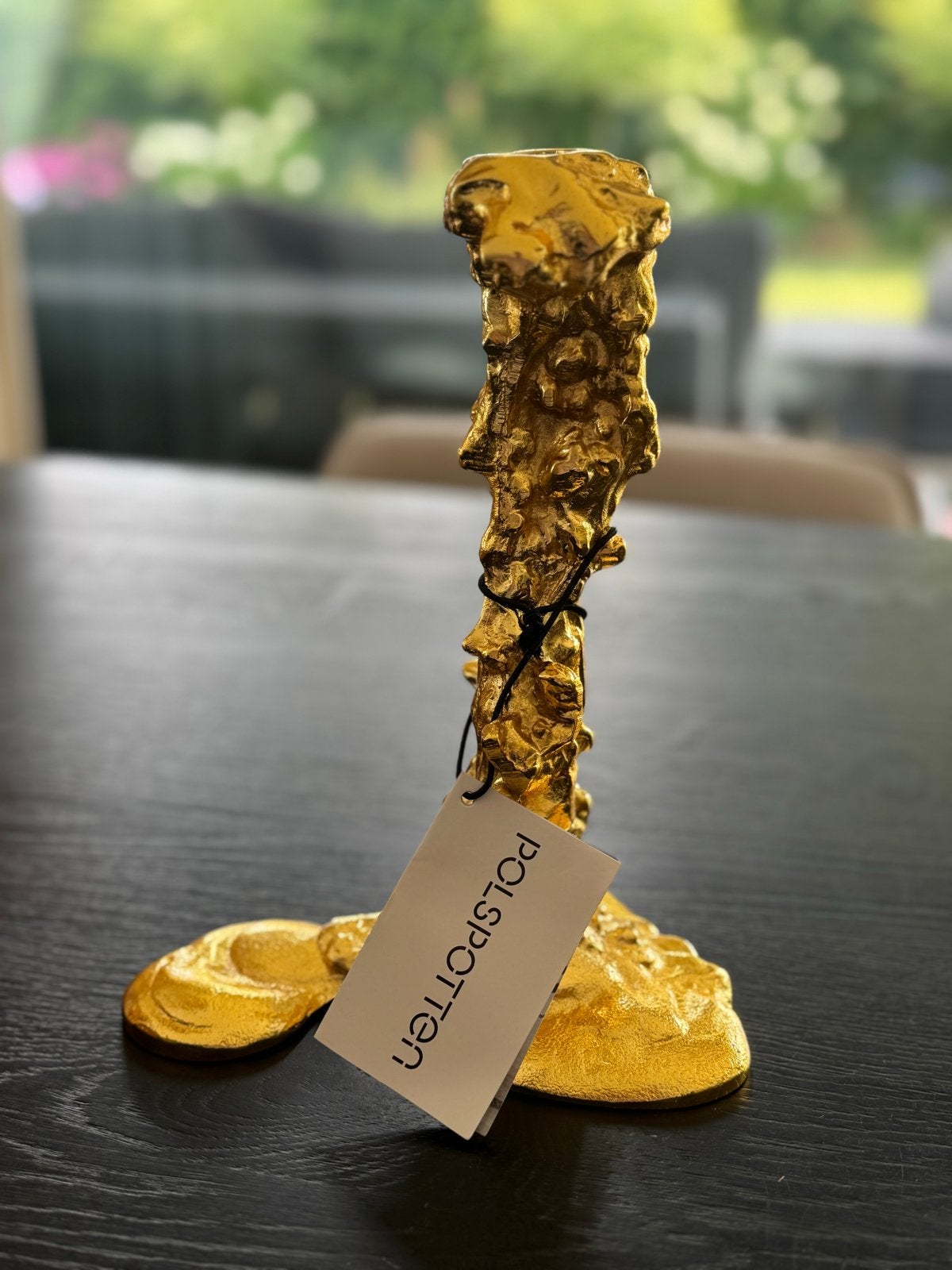 Pols Potten Drip Kandelaar Goud - Maat L - Nieuw in doos, Overige merken, Nieuw, Ophalen of Verzenden, Metaal