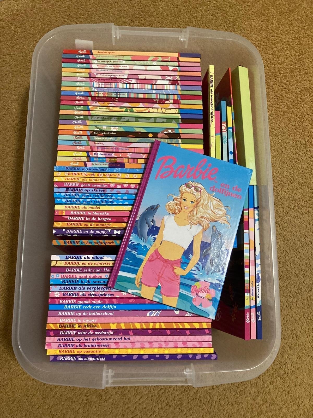 Grote collectie Barbie boeken - Ideaal voor de vakantie!, Ophalen, Zo goed als nieuw, Fictie algemeen