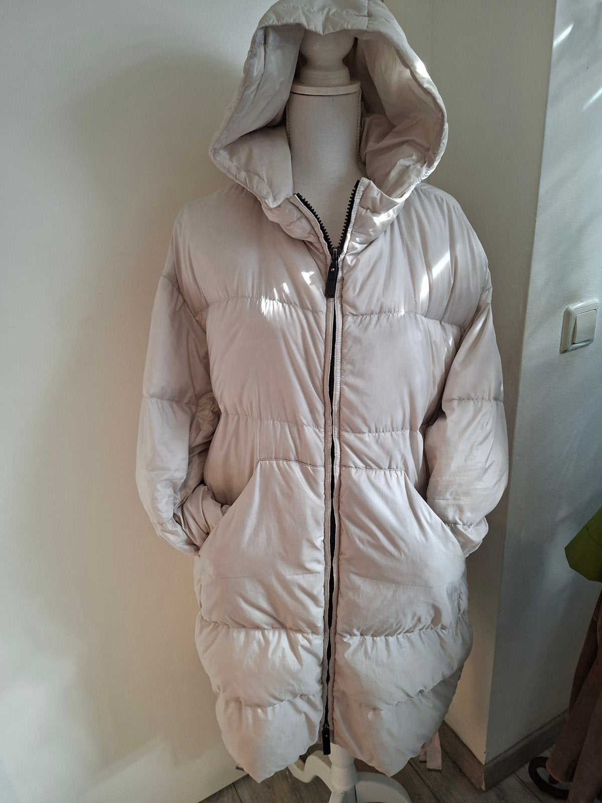 MaxMara the Cube mt 46, Beige, Ophalen of Verzenden, Zo goed als nieuw, Maat 46/48 (XL) of groter