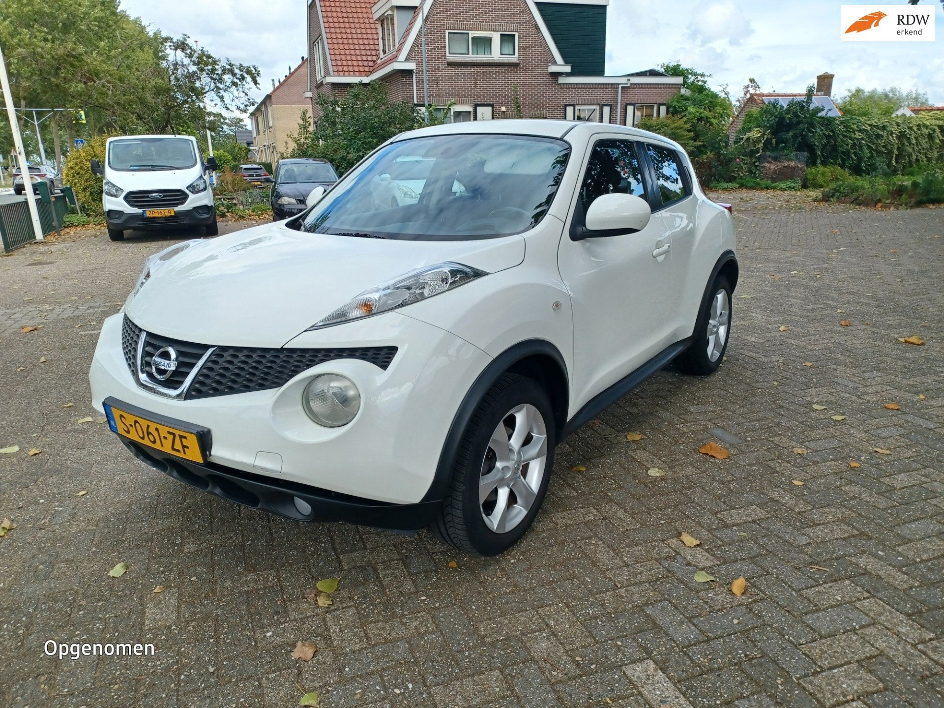Nissan Juke 1.6 Acenta Eco, Auto's, Voorwielaandrijving, Stof, 4 cilinders, Wit