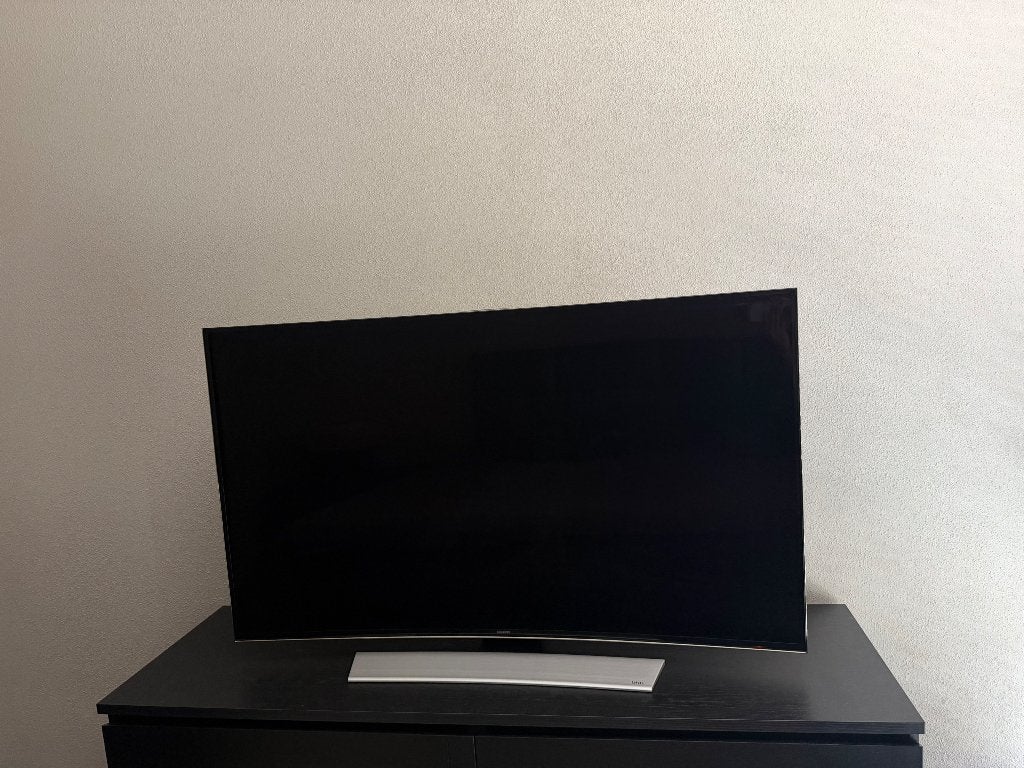 Samsung 55 inch Curved 4K UHD TV, Ophalen, LED, 50 Hz, Zo goed als nieuw