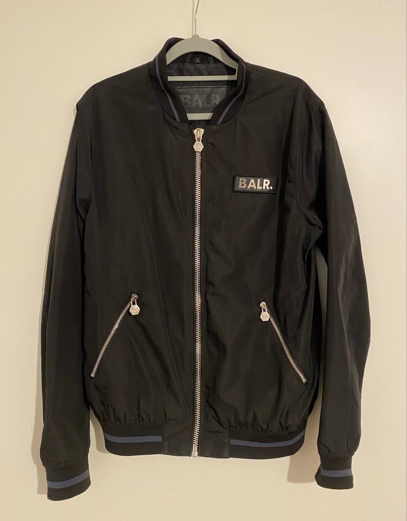 Balr. Heren Bomberjack Zwart - Maar S, Kleding | Heren, Jassen | Zomer, Ophalen of Verzenden, Gedragen, Maat 46 (S) of kleiner