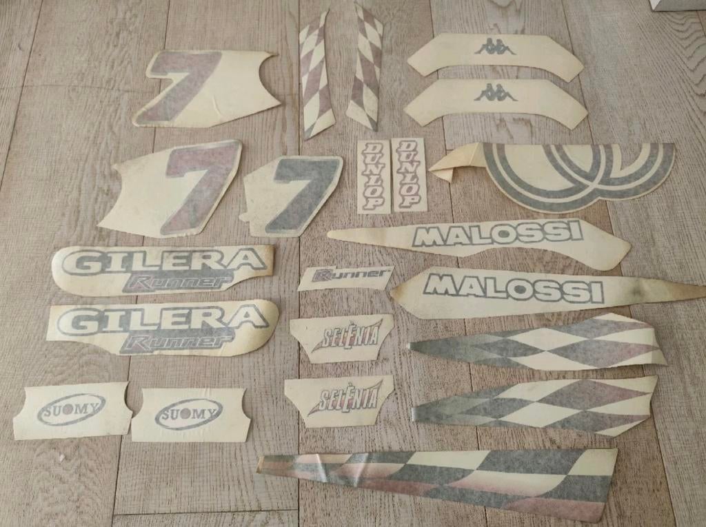 Gilera runner originele stickerset lucky 7 malossi replica, Ophalen of Verzenden, Zo goed als nieuw, Overige typen