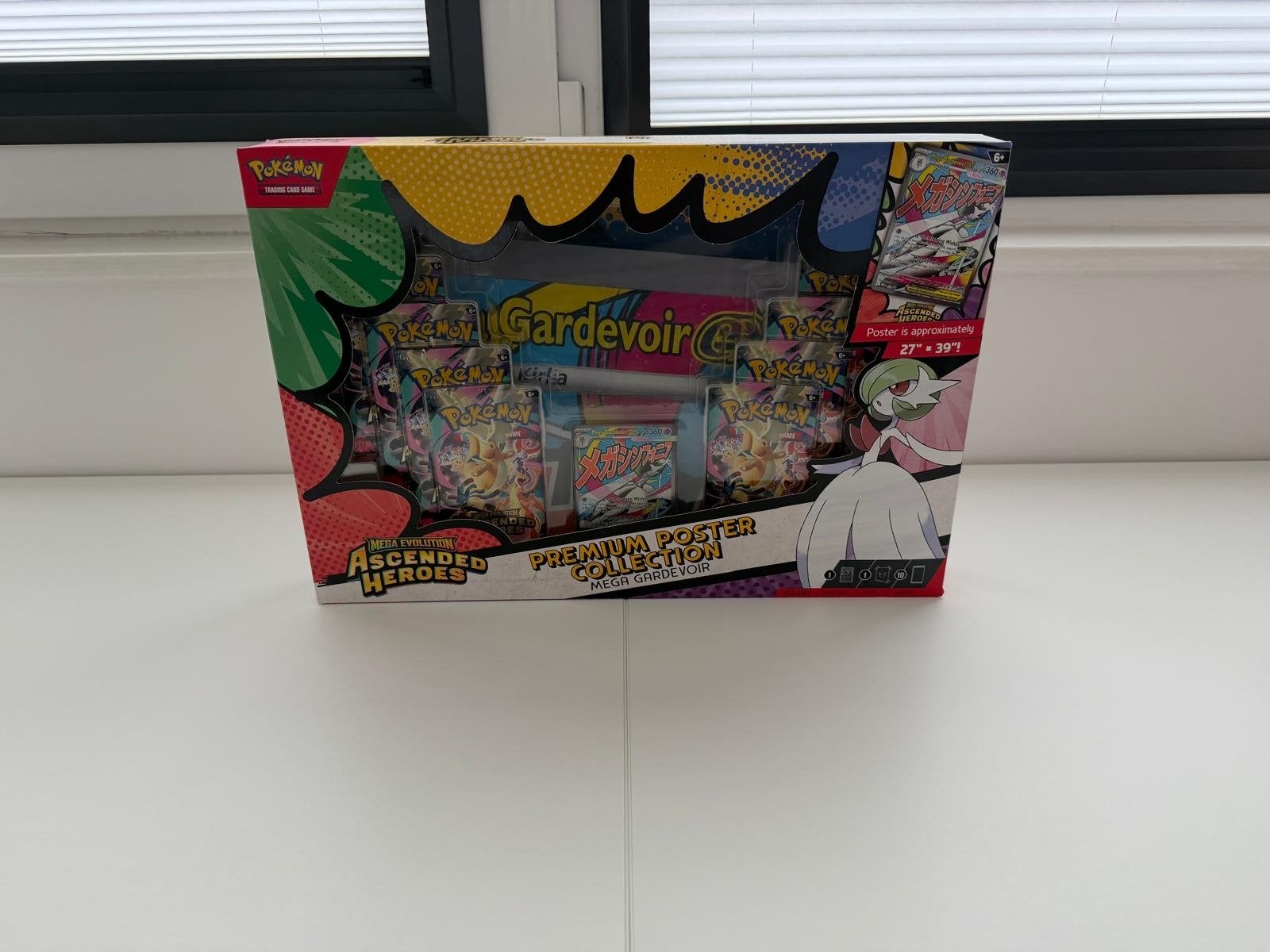 Pokémon TCG: Mega Gardevoir EX Premium Poster Collection, Hobby en Vrije tijd, Ophalen, Nieuw, Overige typen