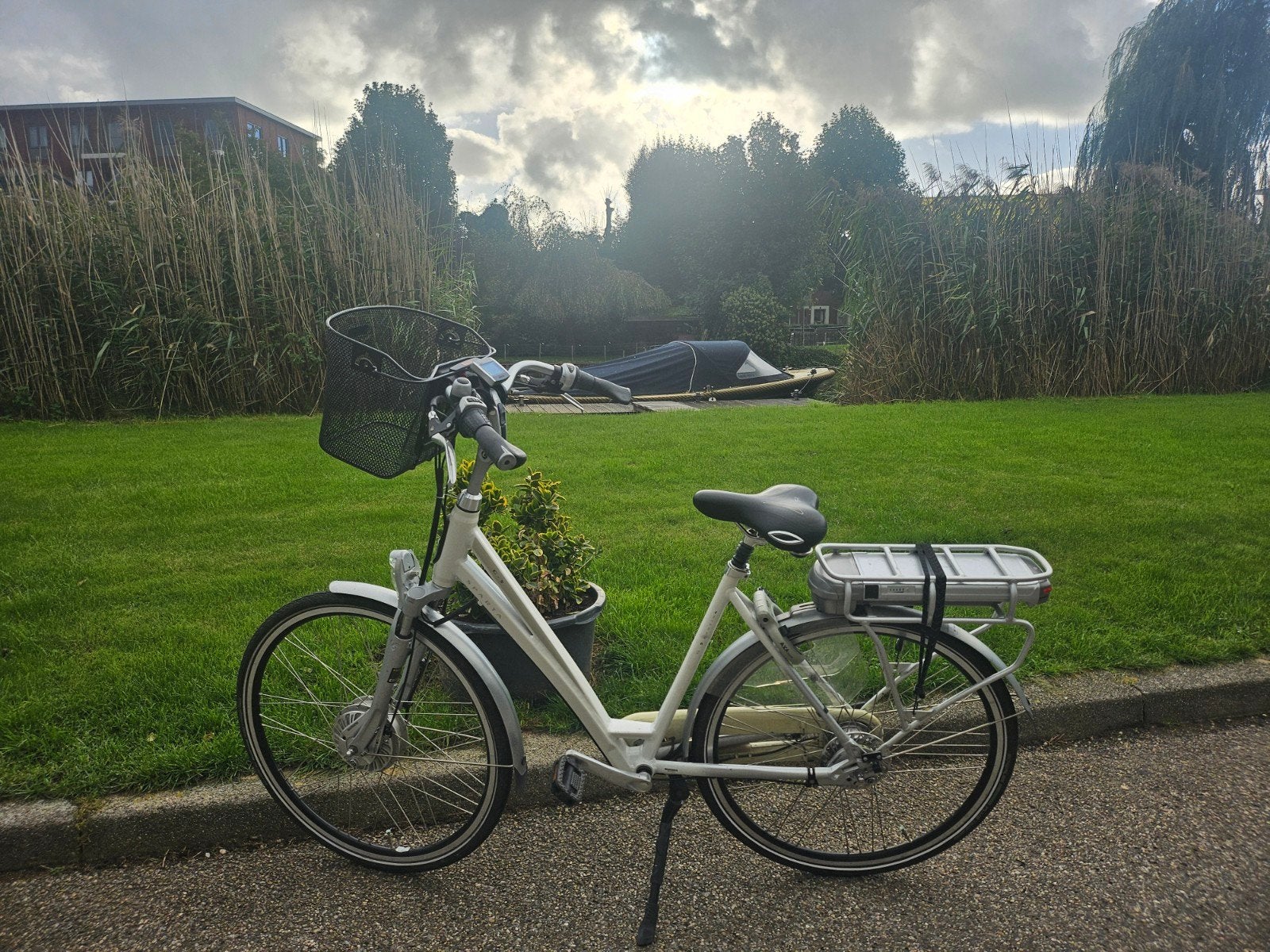 elecktrische sparta fiets, Ophalen