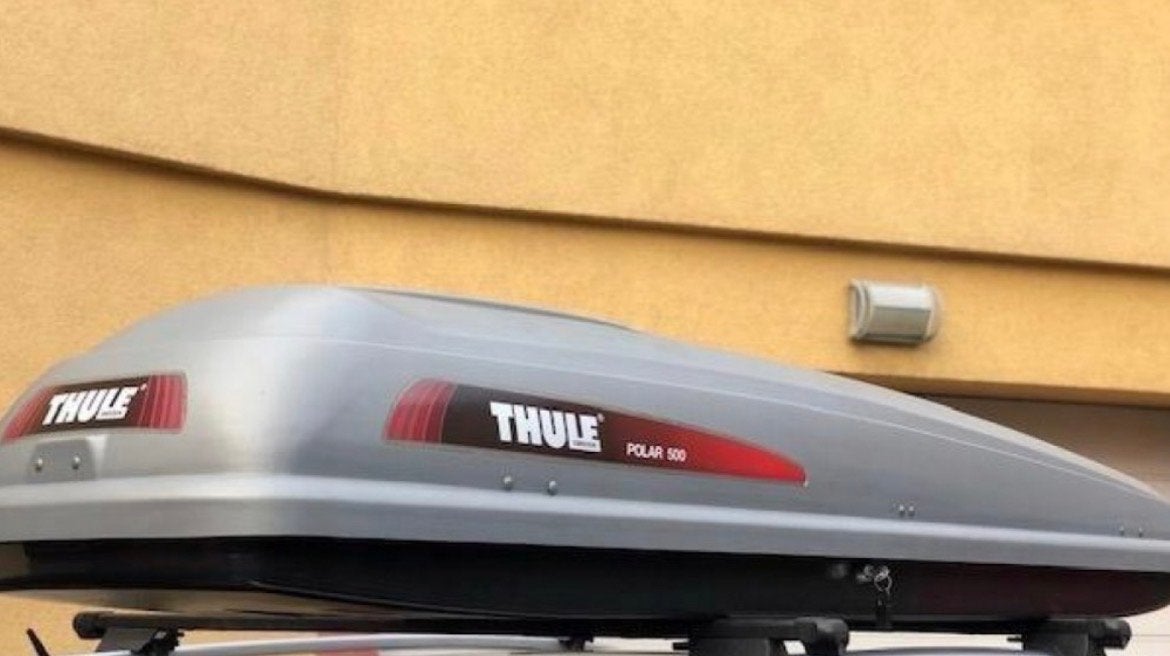 Thule Polar 500 Dakkoffer - Grijs, 310L, 50kg laadvermogen, Auto diversen, Ophalen, Gebruikt