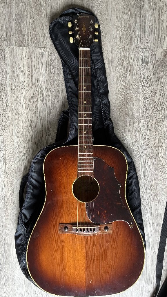 Vintage Framus Western Gitaar met hoes, Muziek en Instrumenten, Ophalen, Gebruikt, Western- of Steelstringgitaar, Met koffer