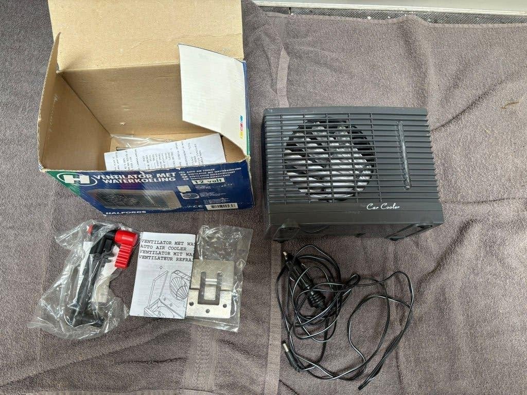 Ventilator met waterkoeling Halfords 12V, Ophalen of Verzenden, Gebruikt