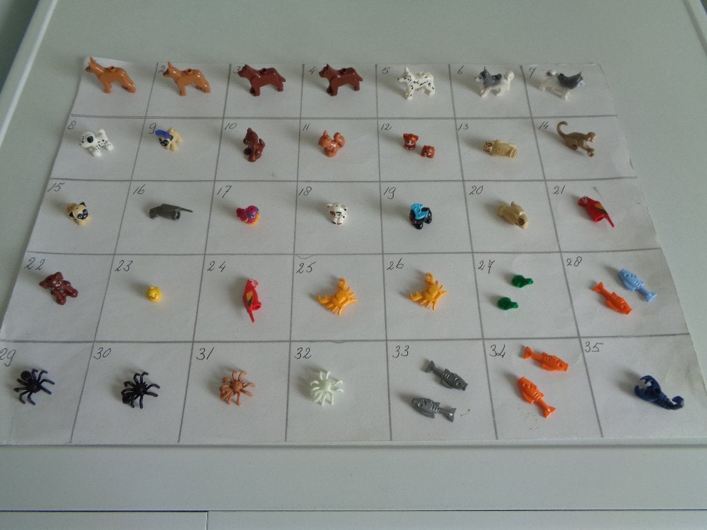 Lego dieren., Ophalen of Verzenden, Zo goed als nieuw, Lego