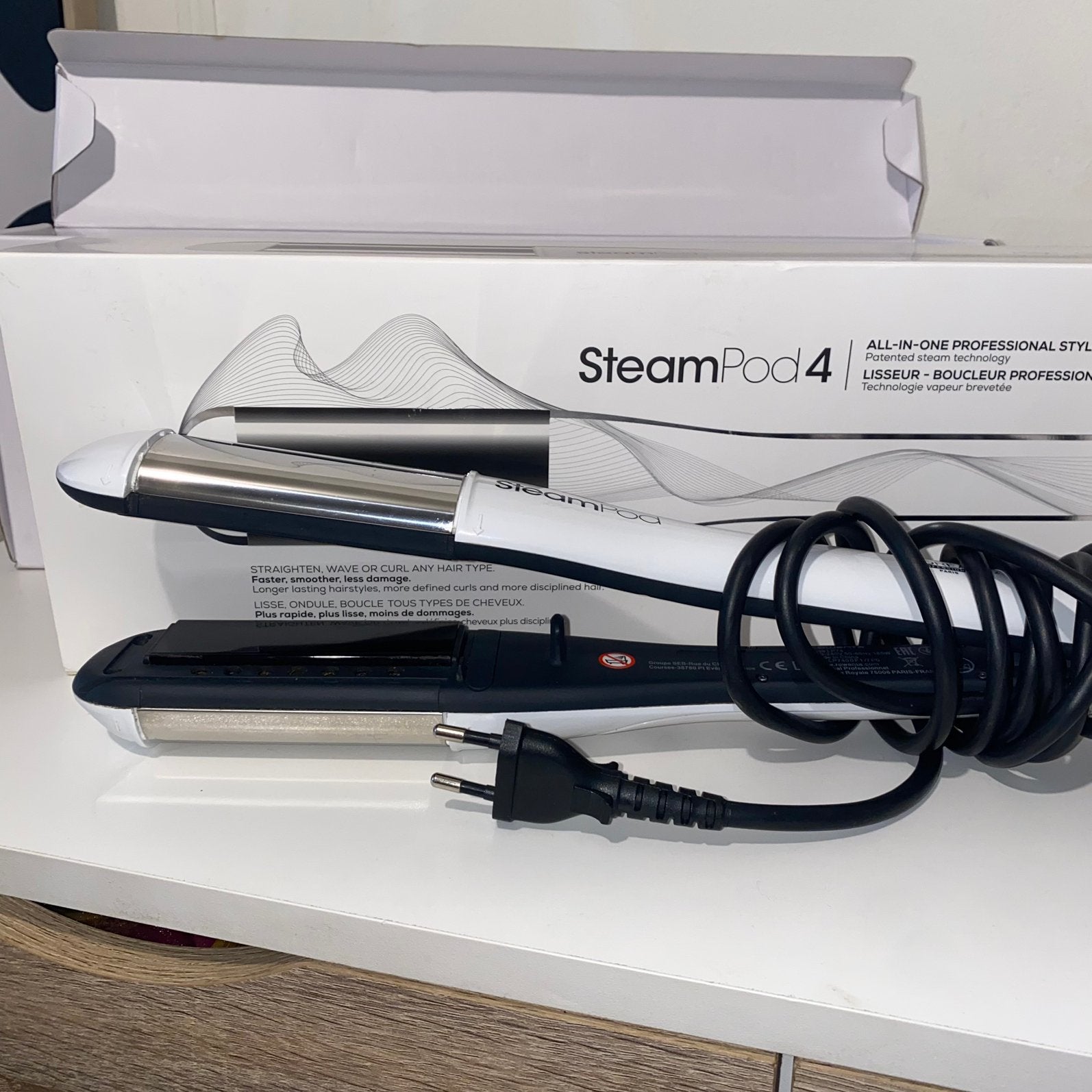 L'Oréal Professionnel Steampod 4 Stijltang, Ophalen of Verzenden, Gebruikt, Krultang of Stijltang