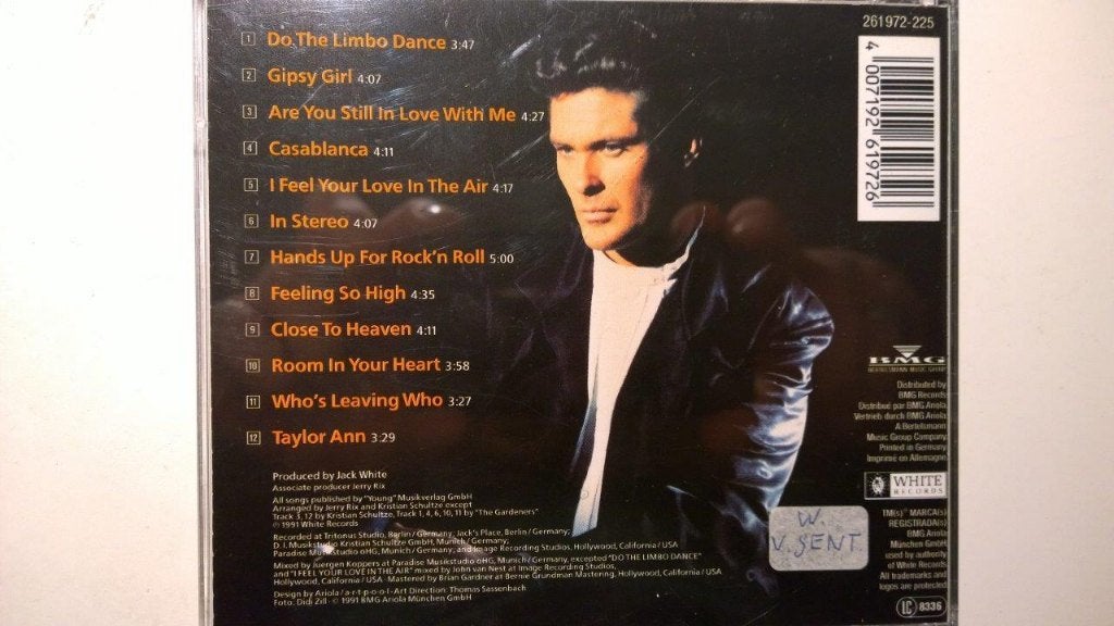 David Hasselhoff - David, Ophalen of Verzenden, Zo goed als nieuw, Pop, Album