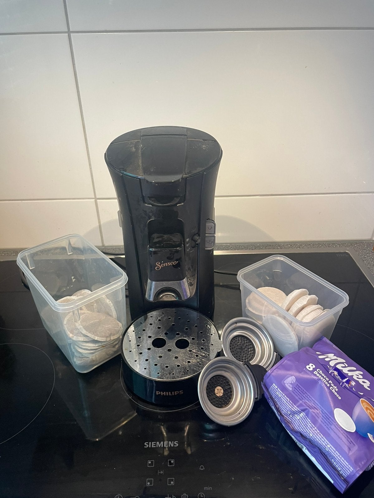 Senseo apparaat, Witgoed en Apparatuur, Gebruikt, Overige modellen, Ophalen of Verzenden, Koffiepads en cups