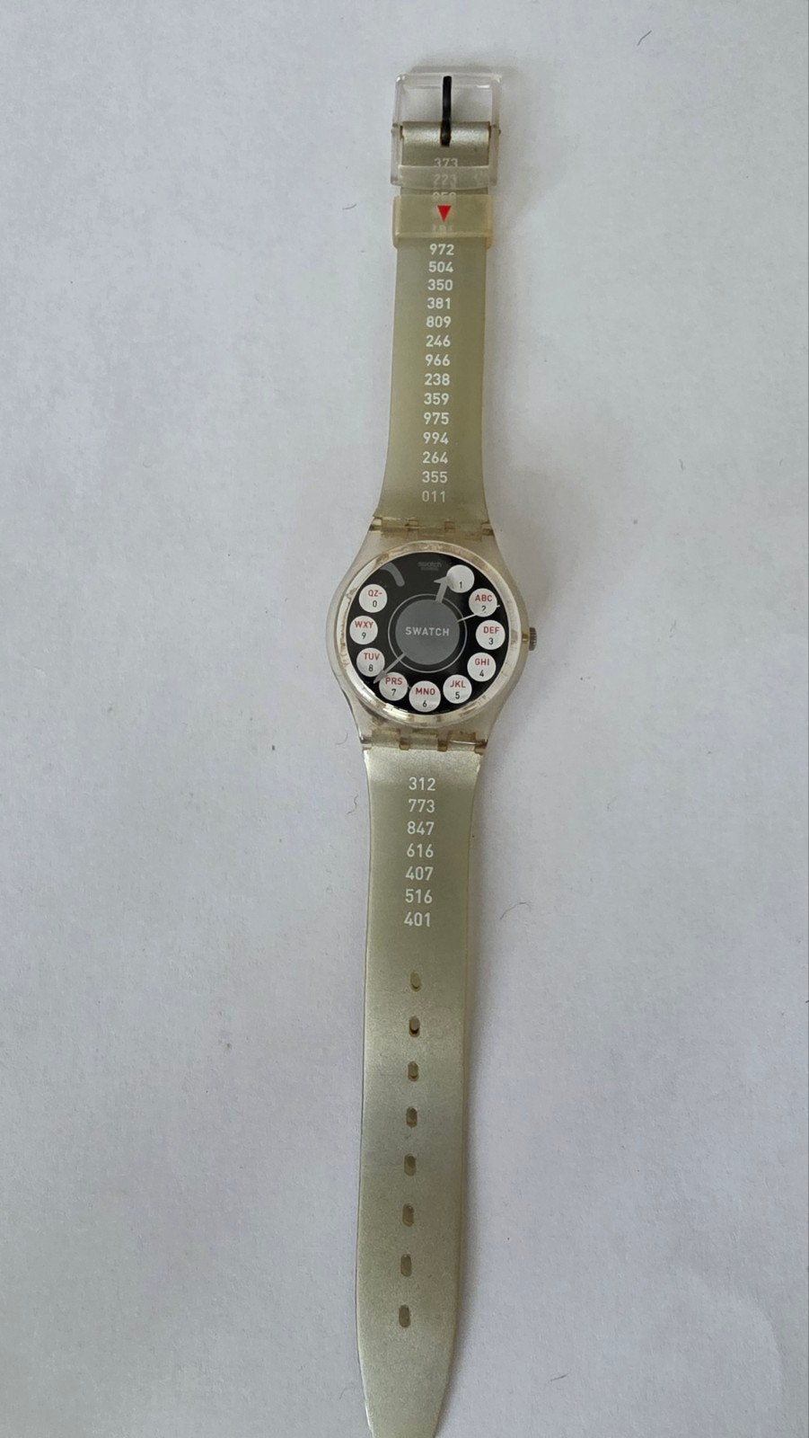 vintage Swatch Gent "Calling The Past" (GK306), Kunststof, Gebruikt, Polshorloge, Swatch