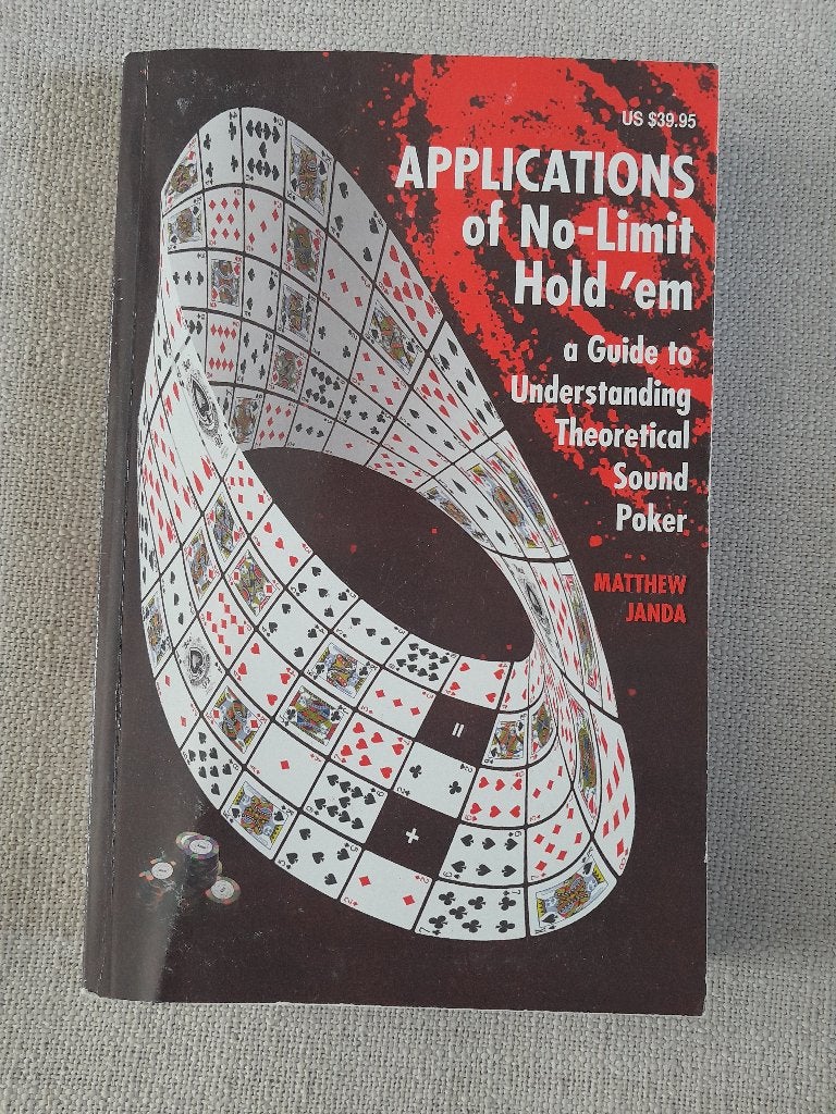 Boek Applications of No-Limit Hold'em, Boeken, Ophalen of Verzenden, Gelezen, Matthew Janda, Overige wetenschappen