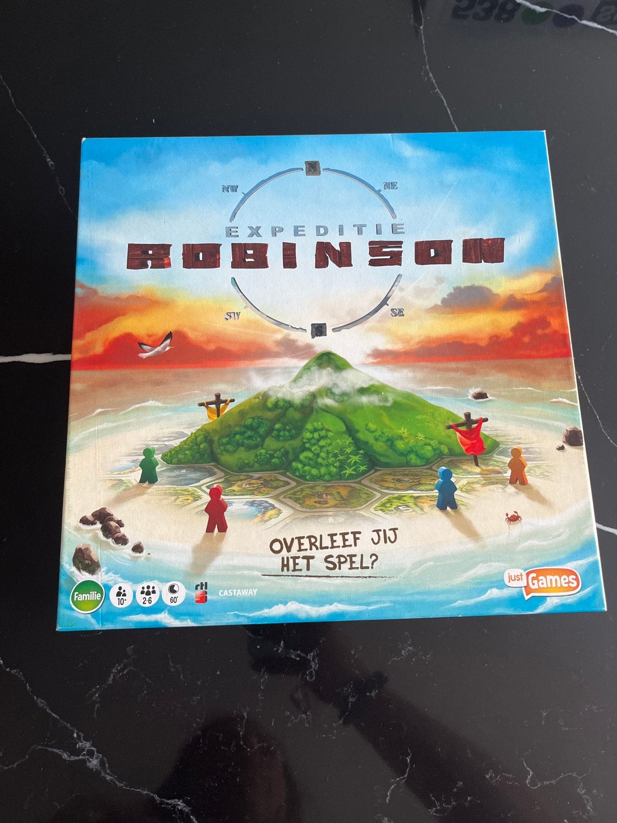 Expeditie Robinson Bordspel - Overleef het spel!, Drie of vier spelers, Ophalen, Zo goed als nieuw