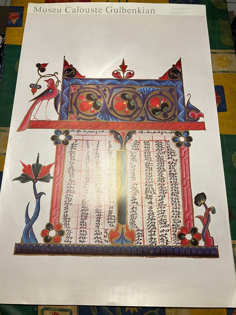 Poster Museu Calouste Gulbenkian, Deurposter of groter, Ophalen of Verzenden, Reclame, Rechthoekig Staand