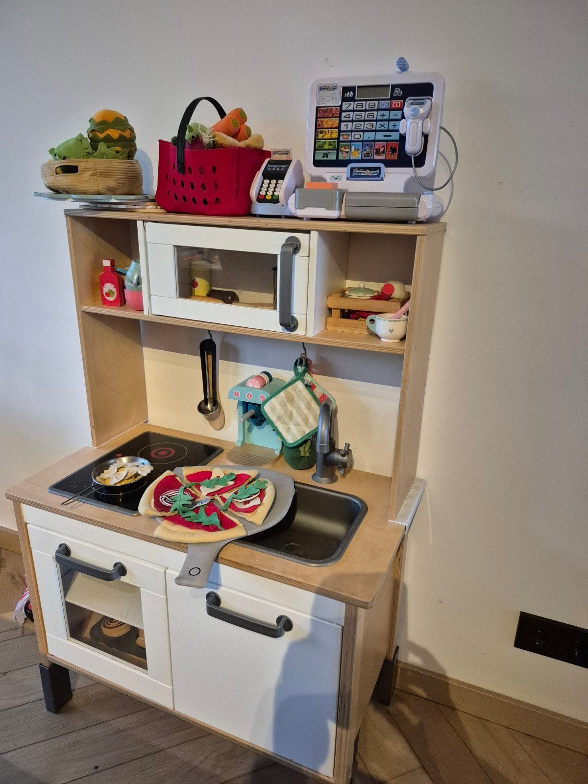 Houten Speelkeuken met Accessoires, Ophalen, Zo goed als nieuw, Hout, Speelkeuken