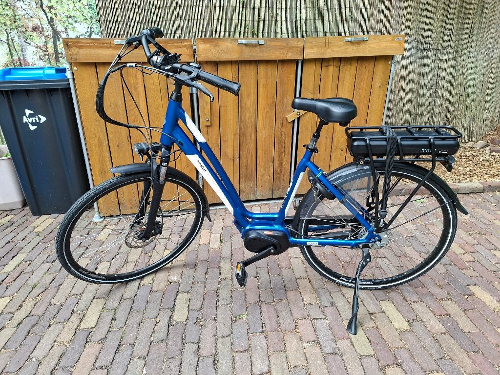 Amslod York MRX Elektrische Fiets, Fietsen en Brommers, Elektrische fietsen, Zo goed als nieuw, 47 tot 51 cm, 50 km per accu of meer