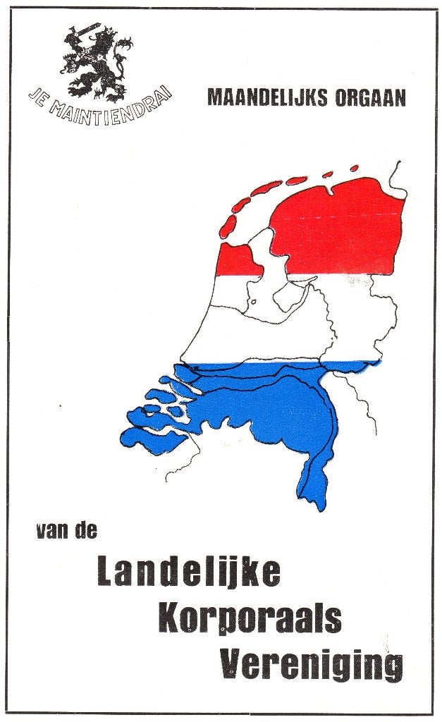 Boekje Landelijke Korporaals Vereniging 1980, Ophalen of Verzenden, Landmacht, Nederland, Boek of Tijdschrift
