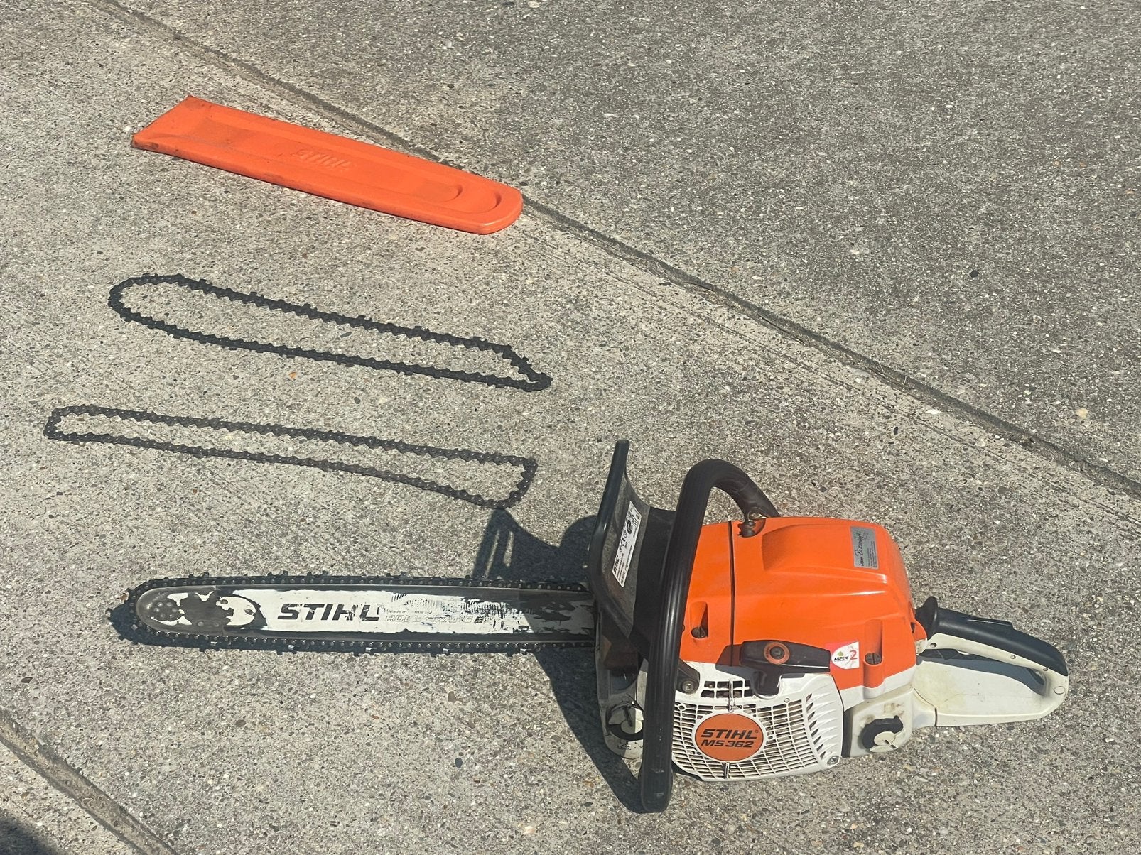 Stihl MS362, Tuin en Terras, Hand-tuingereedschap, Ophalen, Zo goed als nieuw