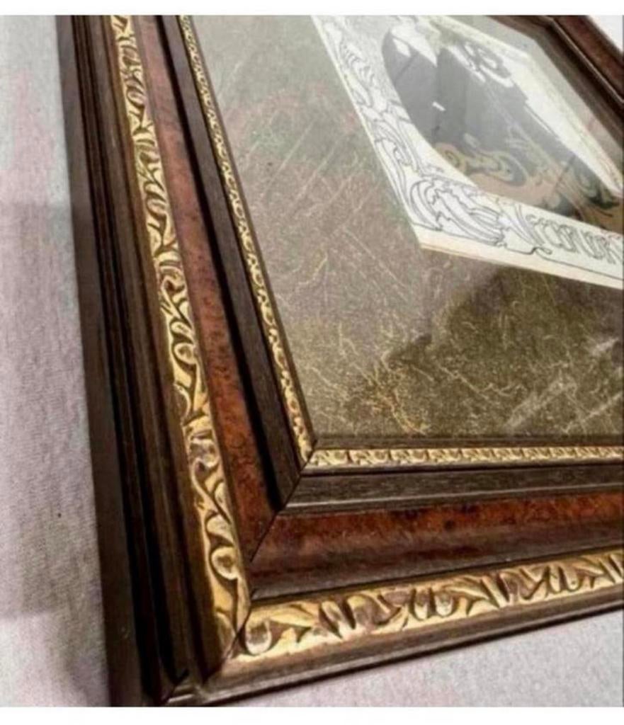February Ver Sacrum Josef Maria Auchentaller 1898 in lijst, Ophalen of Verzenden