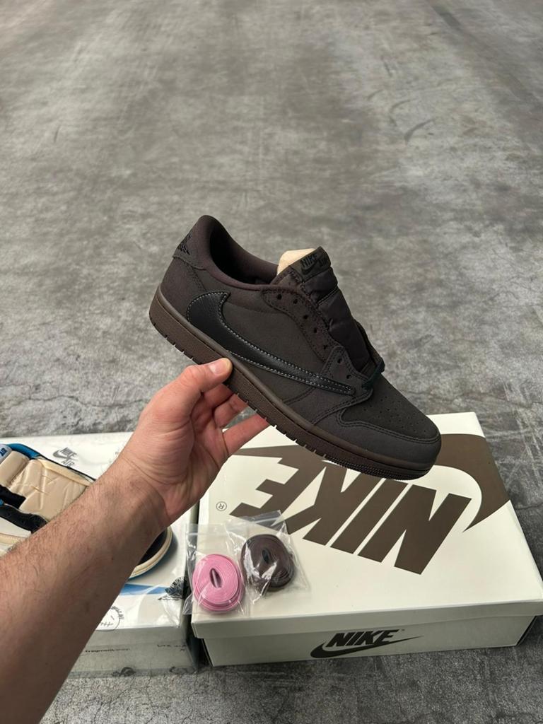 Nike Travis Scott Jordan 1 Low Black Phantom 40 En Hoger, Zwart, Nike, Nieuw, Ophalen of Verzenden