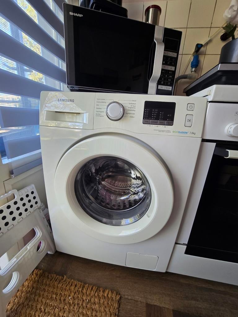 Samsung ecobubble 7.0kg., Witgoed en Apparatuur, Ophalen, Zo goed als nieuw, 85 tot 90 cm, 1200 tot 1600 toeren