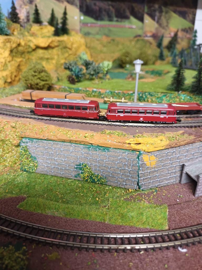 Märklin 8816 en 8817 miniclub Z railbusjes, Hobby en Vrije tijd, Treinset, Gelijkstroom, Ophalen of Verzenden, Zo goed als nieuw