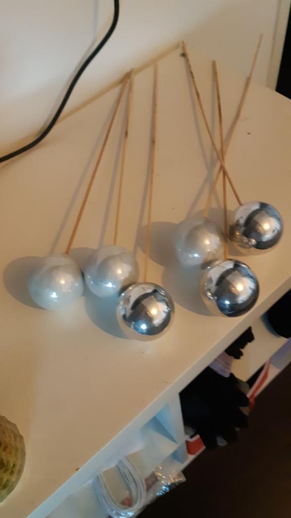Kerst decoratie voor kerststukjes, Ophalen of Verzenden, Gebruikt