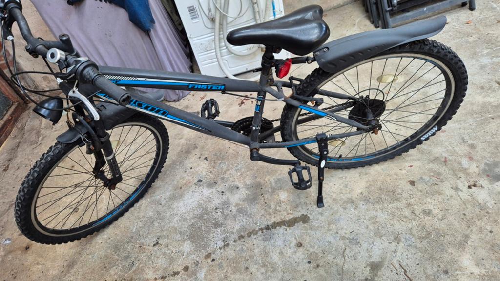 Mountainbike, Fietsen en Brommers, Ophalen, 24 inch of meer, Gebruikt, Velgrem