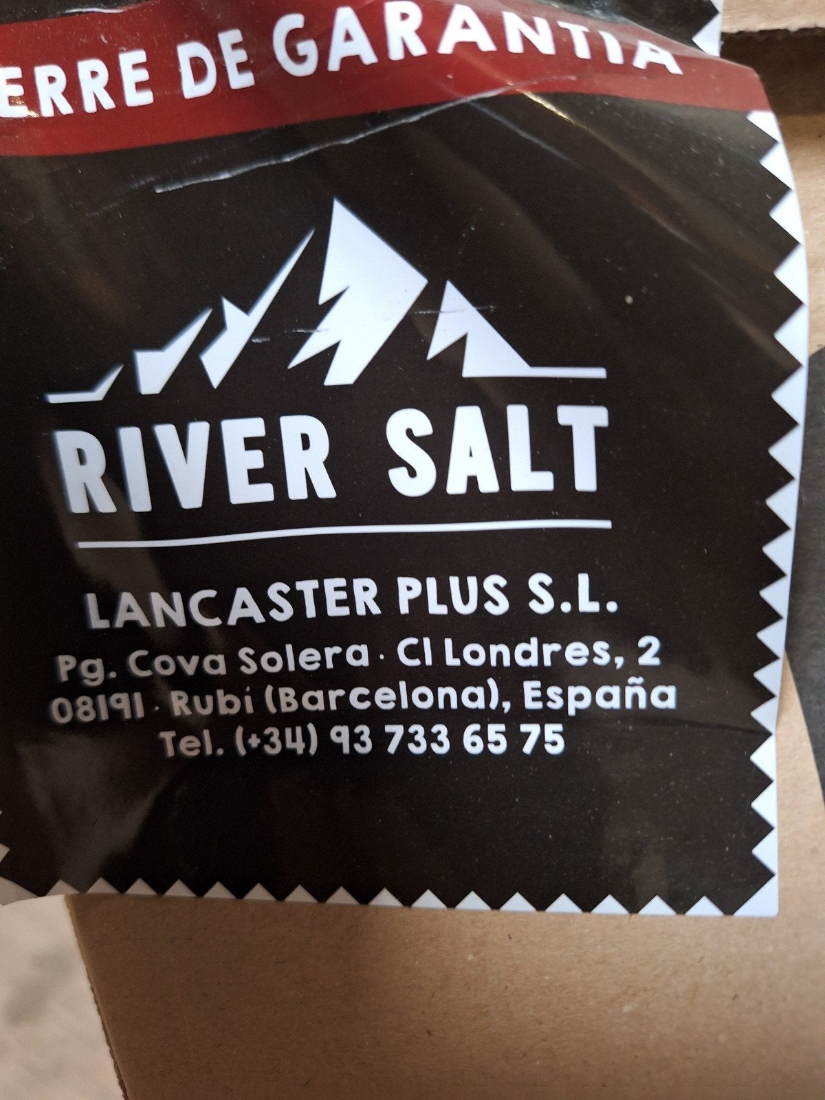 Zout river salt 25kg, Ophalen