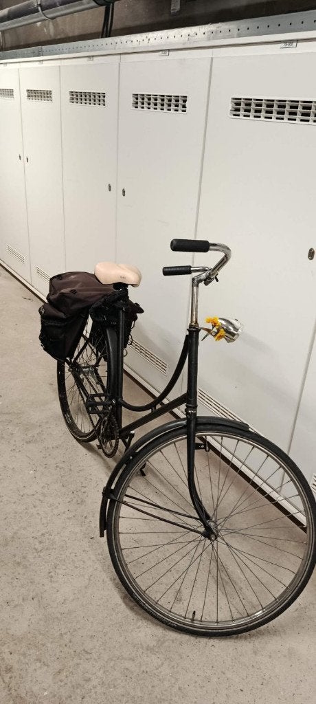 Zwarte Gazelle omafiets 28 inch – €110, Fietsen en Brommers, Ophalen, Terugtraprem, Gebruikt, 47 tot 50 cm