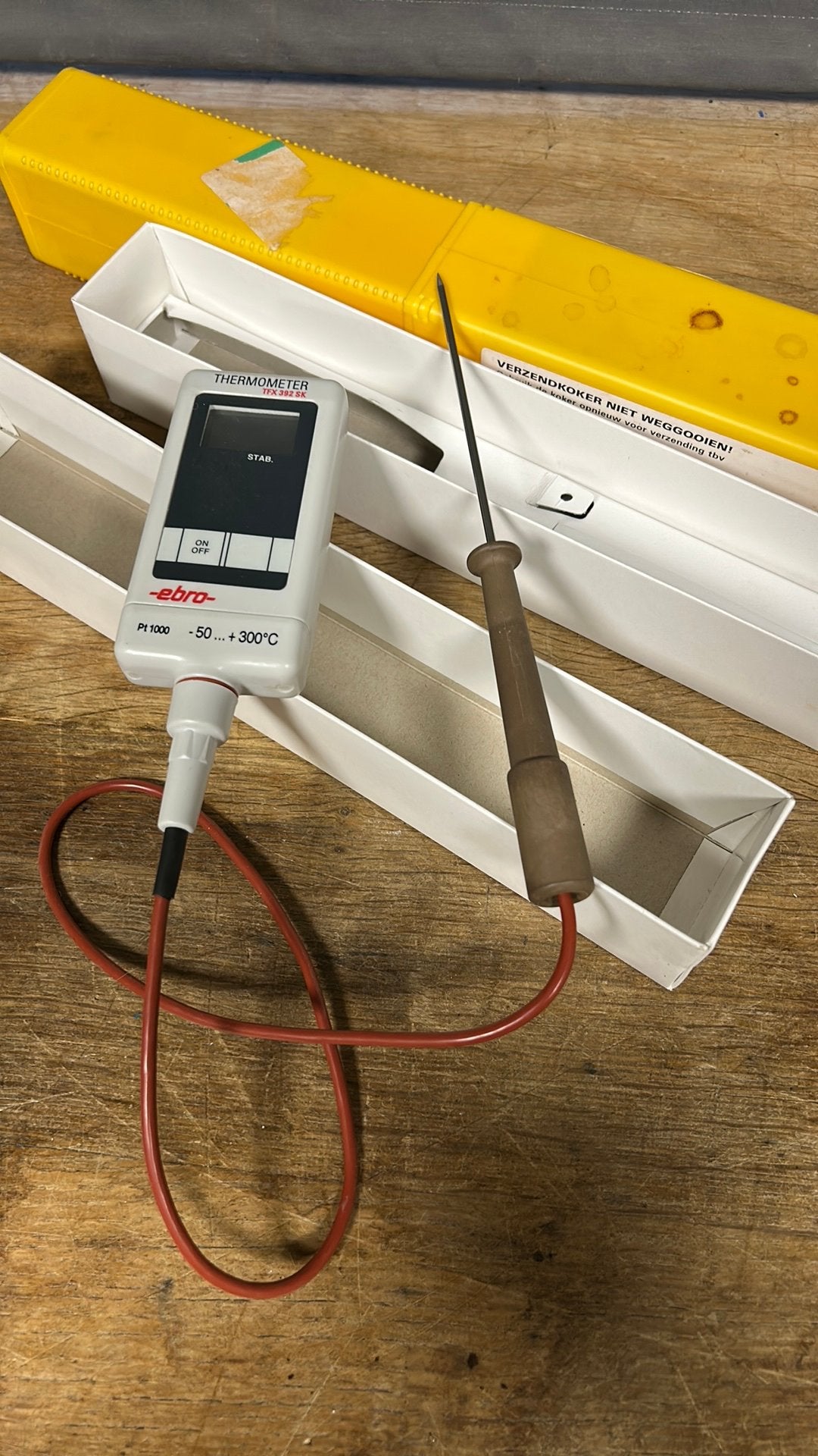 Ebro TFX 392 SK thermometer. -50 tot +300 graden., Ophalen of Verzenden