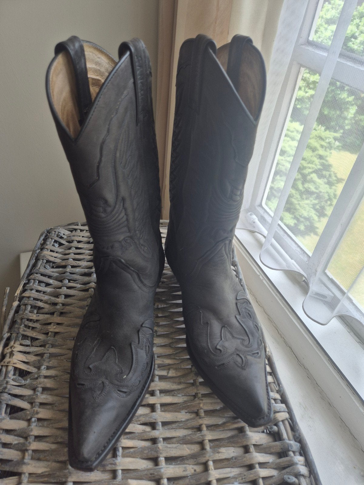 Sancho Boots Western Laarzen Maat 41 Zwart Leer, Kleding | Dames, Schoenen, Sancho Boots, Zwart, Lage of Enkellaarzen, Ophalen of Verzenden
